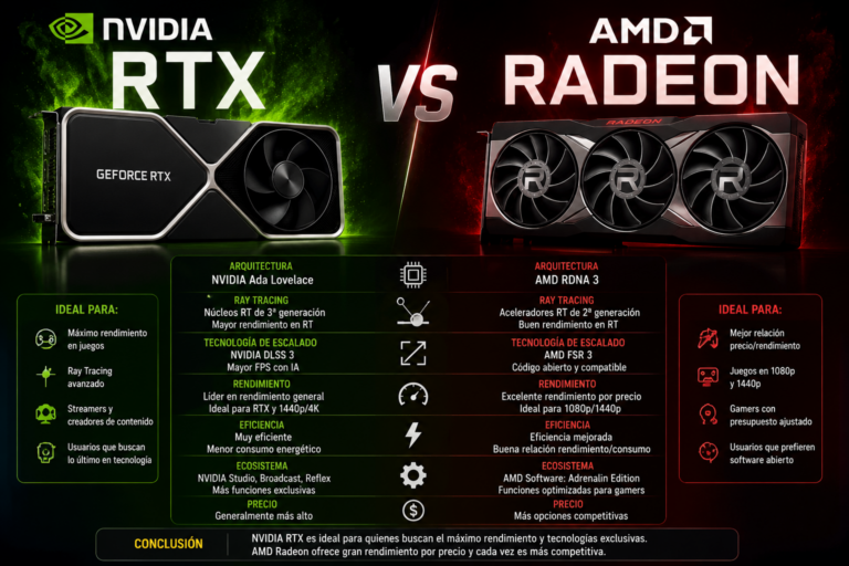 RTX vs Radeon: ¿Cuál es mejor?